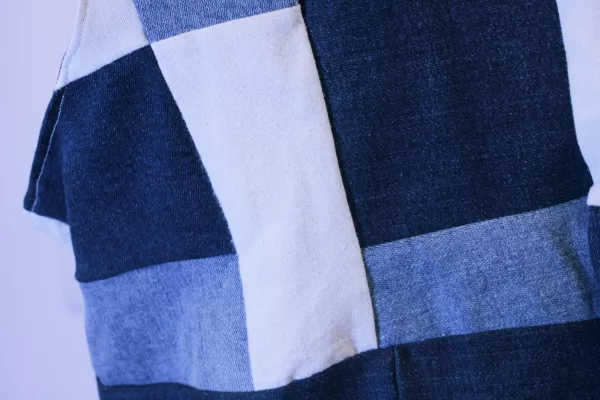 veste patchwork sans manches